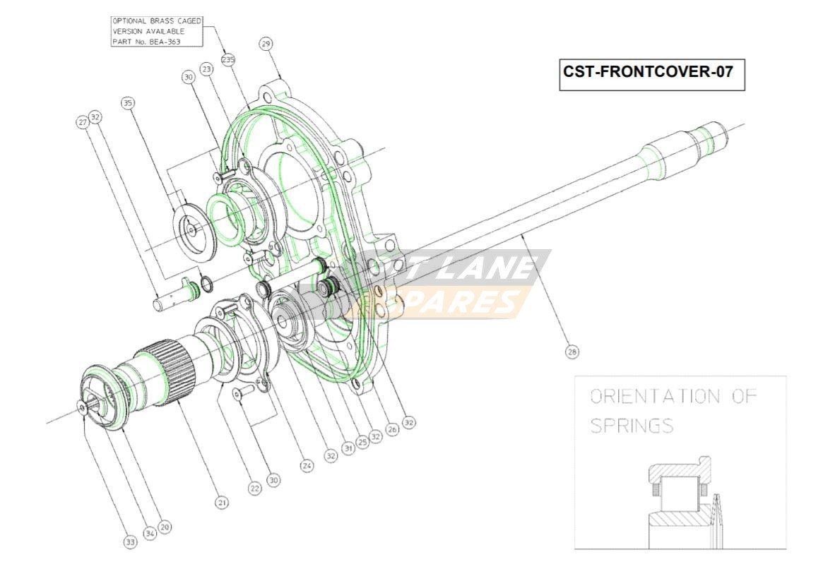 FRONT COVER Diagram